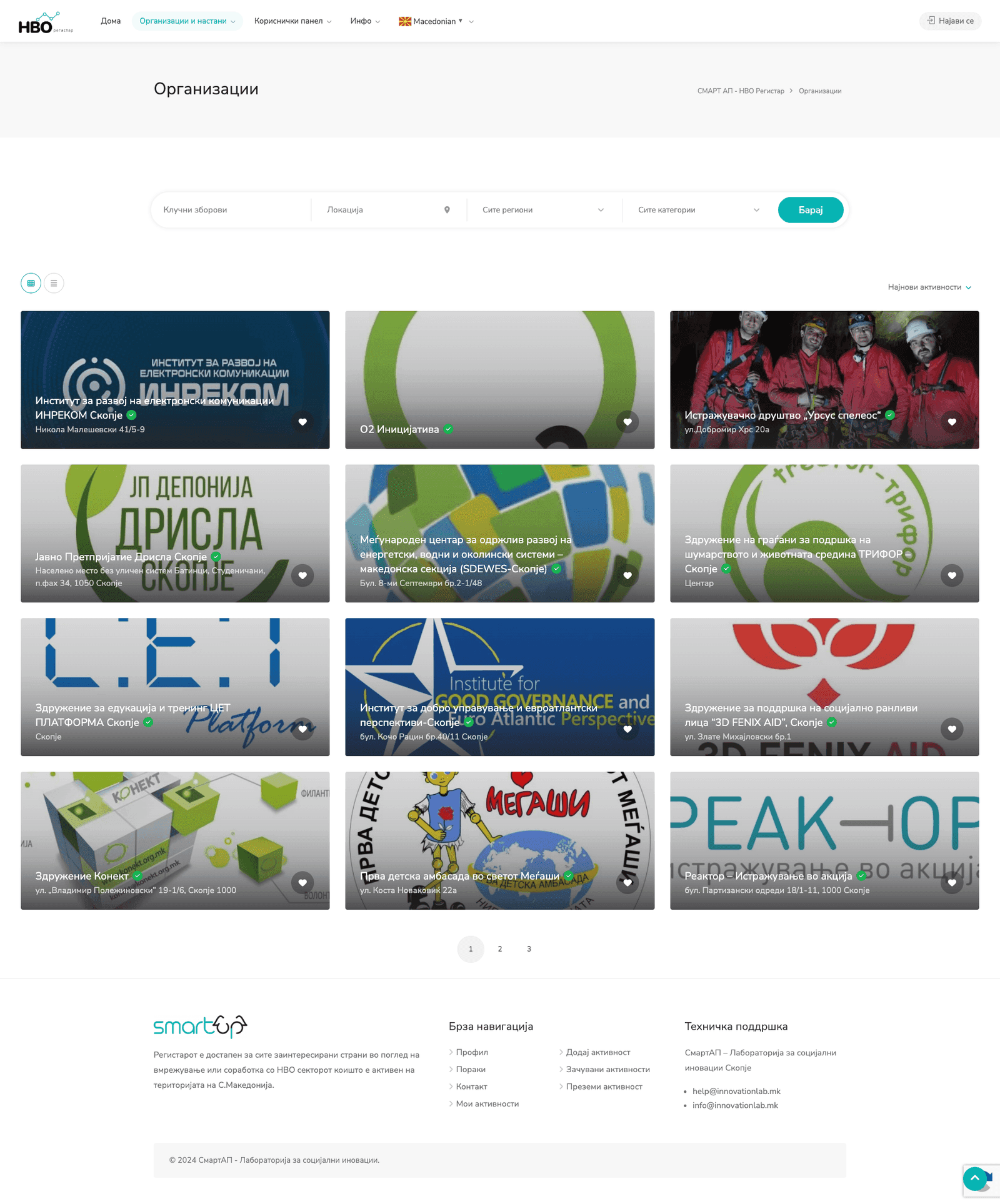 NGO Register — SkopjeLab Active Citizenship Platform — image 2