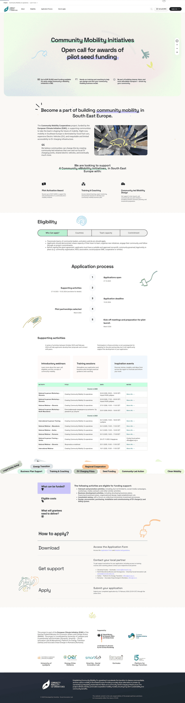 Community Mobility Co-operatives Website — image 1